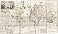 World and World Map By Herman Moll