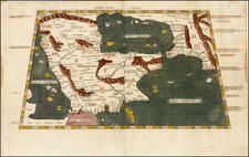 Middle East Map By Claudius Ptolemy