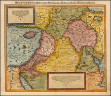 Middle East, Holy Land, Turkey & Asia Minor and Balearic Islands Map By Sebastian Munster