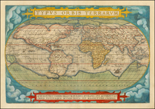 World Map By Abraham Ortelius