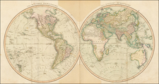 World and World Map By John Cary