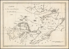 Midwest and Canada Map By Stephen H. Long