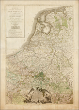 Netherlands Map By C.J.  Chaumier