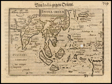 China, India, Southeast Asia and Other Islands Map By Barent Langenes