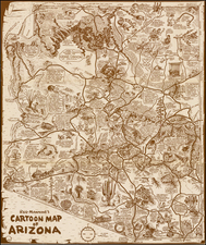 Southwest Map By Reginald Manning