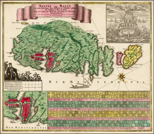 Balearic Islands Map By Matthaus Seutter