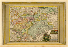 Germany Map By Pieter van der Aa