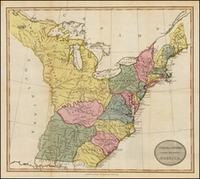 United States Map By George Kearsley