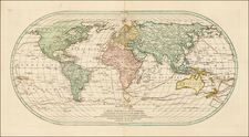 World, World, Hawaii, Pacific and Hawaii Map By Mathais Albrecht Lotter