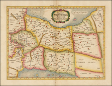 Central Asia & Caucasus and Middle East Map By  Gerard Mercator