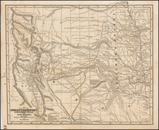 Texas, Plains, Southwest and Rocky Mountains Map By Josiah Gregg