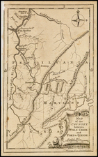 Mid-Atlantic, Pennsylvania and Midwest Map By Gentleman's and London Magazine