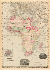 Africa Map By Alvin Jewett Johnson