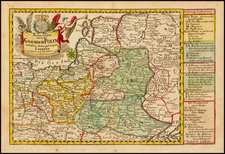 Poland Map By Johann George Schreiber