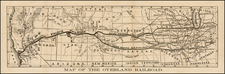 Midwest, Plains, Southwest, Rocky Mountains and California Map By Anonymous