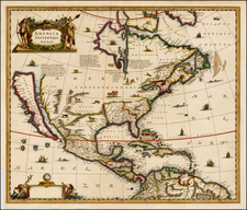 North America and California Map By Jan Jansson