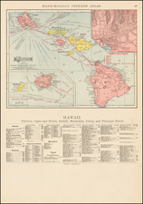 Hawaii and Hawaii Map By Rand McNally & Company