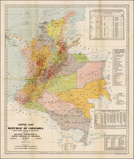 South America Map By National Federation of Coffee Growers of Colombia