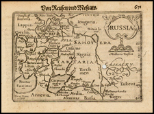 Russia Map By Barent Langenes