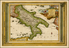 Italy Map By Pieter van der Aa