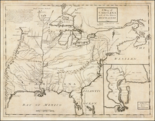 United States, Mid-Atlantic, South, Southeast, Midwest and Rocky Mountains Map By Daniel Coxe