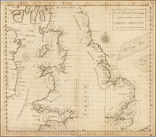 England Map By John Senex / Edmond Halley / Nathaniel Cutler