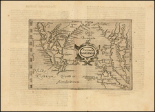 India and Southeast Asia Map By Giovanni Botero