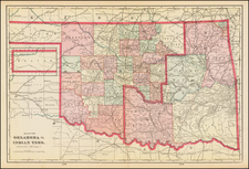 Plains and Southwest Map By George F. Cram