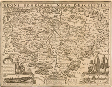 Czech Republic & Slovakia Map By Johannes Cloppenburg