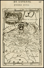 Europe and Netherlands Map By Alain Manesson Mallet