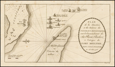 Southeast, South Carolina and American Revolution Map By Charles Picquet