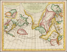 Alaska, Russia in Asia and Canada Map By Denis Diderot / Didier Robert de Vaugondy