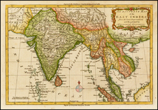 India and Southeast Asia Map By Christopher T. Middleton