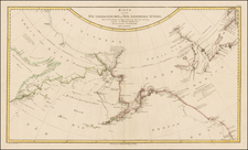 Alaska, Pacific, Canada and Western Canada Map By Franz Anton Schraembl