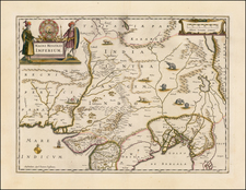 India and Central Asia & Caucasus Map By Jan Jansson