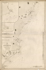 Australia Map By British Admiralty