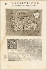 Italy, Sardinia and Balearic Islands Map By Tomasso Porcacchi