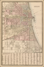 Midwest Map By Samuel Augustus Mitchell Jr.