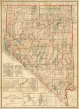 Nevada Map By U.S. General Land Office