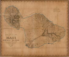 Hawaii and Hawaii Map By Hawaiian Government Survey