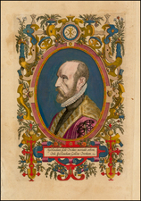 Portraits & People Map By Abraham Ortelius