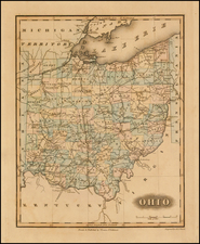 Midwest and Ohio Map By Fielding Lucas Jr.