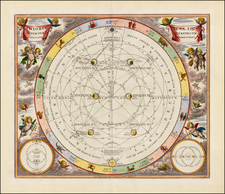 Celestial Maps Map By Andreas Cellarius