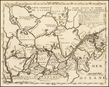 Midwest, Plains and Canada Map By Baron de Lahontan