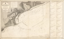 British Isles and British Counties Map By British Admiralty