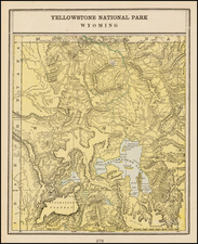 Rocky Mountains Map By George F. Cram