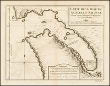 South Africa Map By Jacques Nicolas Bellin