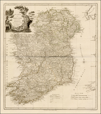 Ireland Map By Franz Anton Schraembl