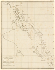 Middle East, Holy Land, Arabian Peninsula and Egypt Map By Alexander Dalrymple