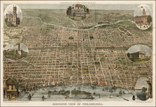 Mid-Atlantic and Pennsylvania Map By Harper's Weekly